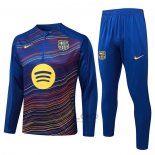 Tuta da Track di Felpa FC Barcellona 2025-2026 Blu Giallo