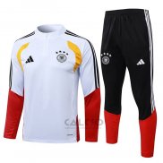Tuta da Track di Felpa Germania 2025-2026 Bianco Rosso