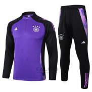 Tuta da Track di Felpa Germania Bambino 2024-2025 Purpura