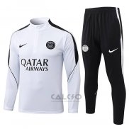 Tuta da Track di Felpa Paris Saint-Germain 2026-2027 Bianco