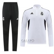 Tuta da Track di Felpa Real Madrid 2022-2023 Bianco