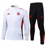 Tuta da Track di Giacca Bayern Monaco 2025-2026 Bianco