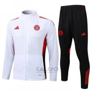 Tuta da Track di Giacca Bayern Monaco 2025-2026 Bianco