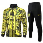 Tuta da Track di Giacca Brasile Jesus 2024-2025 Giallo