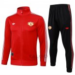 Tuta da Track di Giacca Manchester United 2025-2026 Rosso