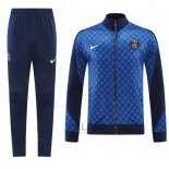 Tuta da Track di Giacca Paris Saint-Germain 2024-2025 Blu