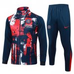 Tuta da Track di Giacca Paris Saint-Germain 2024-2025 Rosso e Blu
