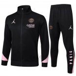 Tuta da Track di Giacca Paris Saint-Germain Jordan Bambino 2024-2025 Nero