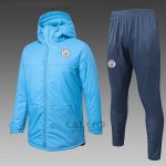 Tuta da Track di Invierno del Manchester City 2025-2026 Blu Bianco