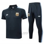 Conjunto Polo Argentina 2025-2026 Grigio