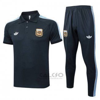 Conjunto Polo Argentina 2025-2026 Grigio