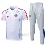 Conjunto Polo Bayern Monaco 2025-2026 Bianco