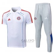 Conjunto Polo Bayern Monaco 2025-2026 Bianco