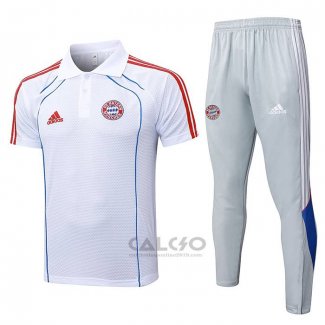 Conjunto Polo Bayern Monaco 2025-2026 Bianco