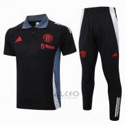 Conjunto Polo Manchester United 2024-2025 Nero