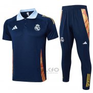 Conjunto Polo Real Madrid 2024-2025 Blu