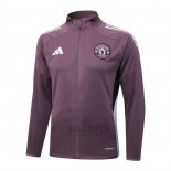 Giacca Manchester United 2025-2026 Marronee