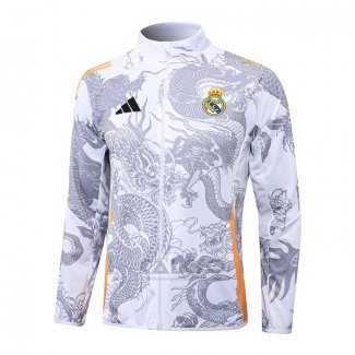 Giacca Real Madrid Dragon 2024-2025 Bianco