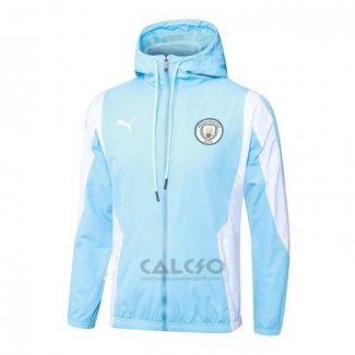 Giacca a Vento Manchester City 2024-2025 Blu