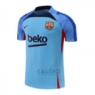 Maglia Allenamento FC Barcellona 2022-2023 Blu