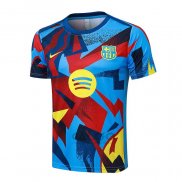 Maglia Allenamento FC Barcellona 2025-2026 Blu Rosso