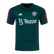 Maglia Allenamento Manchester United 2023-2024 Verde