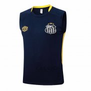 Maglia Allenamento Santos Senza Maniche 2025-2026 Blu