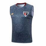 Maglia Allenamento Sao Paulo Senza Maniche 2025-2026 Grigio