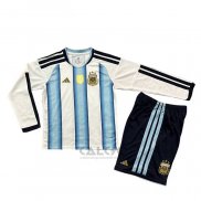 Maglia Argentina Home Manica Lunga Bambino 2026