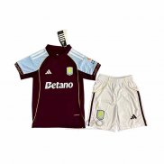 Maglia Aston Villa Home Bambino 2025-2026