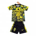 Maglia Brasile Jesus Bambino 2024-2025 Giallo