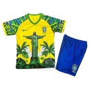 Maglia Brasile Jesus Bambino 2025-2026 Giallo