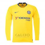 Maglia Chelsea Away Manica Lunga 2018-2019