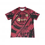 Maglia FC Barcellona Special 2025-2026 Rosso Nero