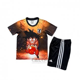 Maglia Giappone Dragon Ball Bambino 2025 Nero Arancione