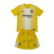 Maglia Inter Portiere Bambino 2025-2026 Giallo