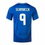 Maglia Italia Giocatore Scamacca Home 2024-2025