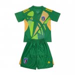 Maglia Italia Portiere Bambino 2024-2025 Verde