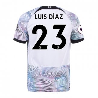 Maglia Liverpool Giocatore Luis Diaz Away 2022-2023