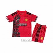 Maglia Manchester United Special Bambino 2025-2026 Rosso