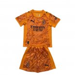 Maglia Milan Portiere Bambino 2025-2026 Arancione
