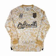 Maglia Palestina Special Manica Lunga 2025-2026 Giallo
