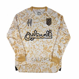 Maglia Palestina Special Manica Lunga 2025-2026 Giallo