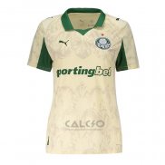 Maglia Palmeiras Away Donna 2025 Giallo