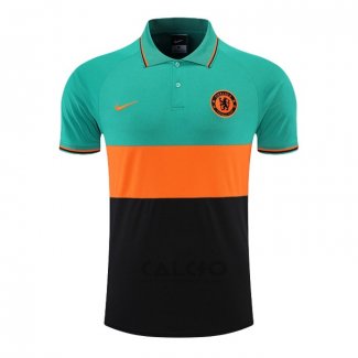 Maglia Polo Chelsea 2022-2023 Verde e Arancione