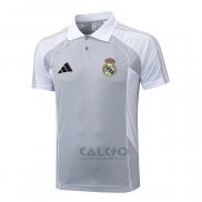 Maglia Polo Real Madrid 2025-2026 Grigio