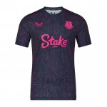 Maglia Prematch Everton 2025-2026 Blu Rosa