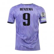 Maglia Real Madrid Giocatore Benzema Away 2022-2023