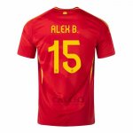 Maglia Spagna Giocatore Alex B. Home 2024