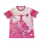 Maglia Brasile Jesus 2025-2026 Rosa Thailandia
